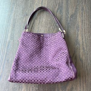 Purple Coach Purse